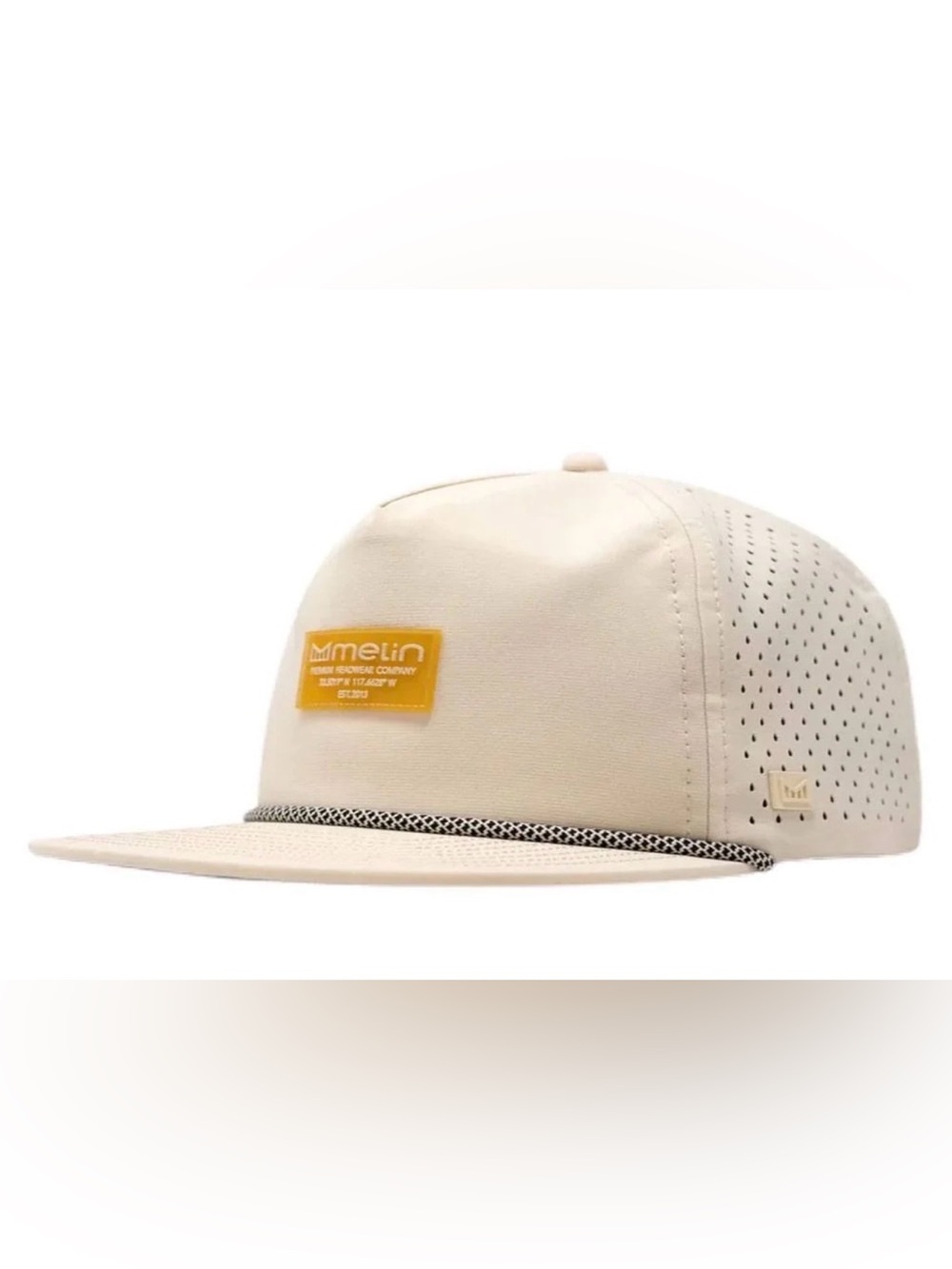 Melin Hydro Coronado Brick Golf Cap Natural/Gum - SP25 Men’s Adjustable